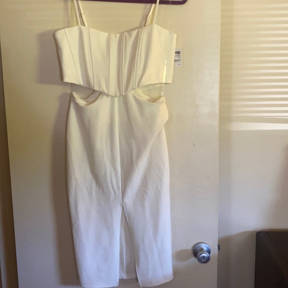 Sexy off white dress